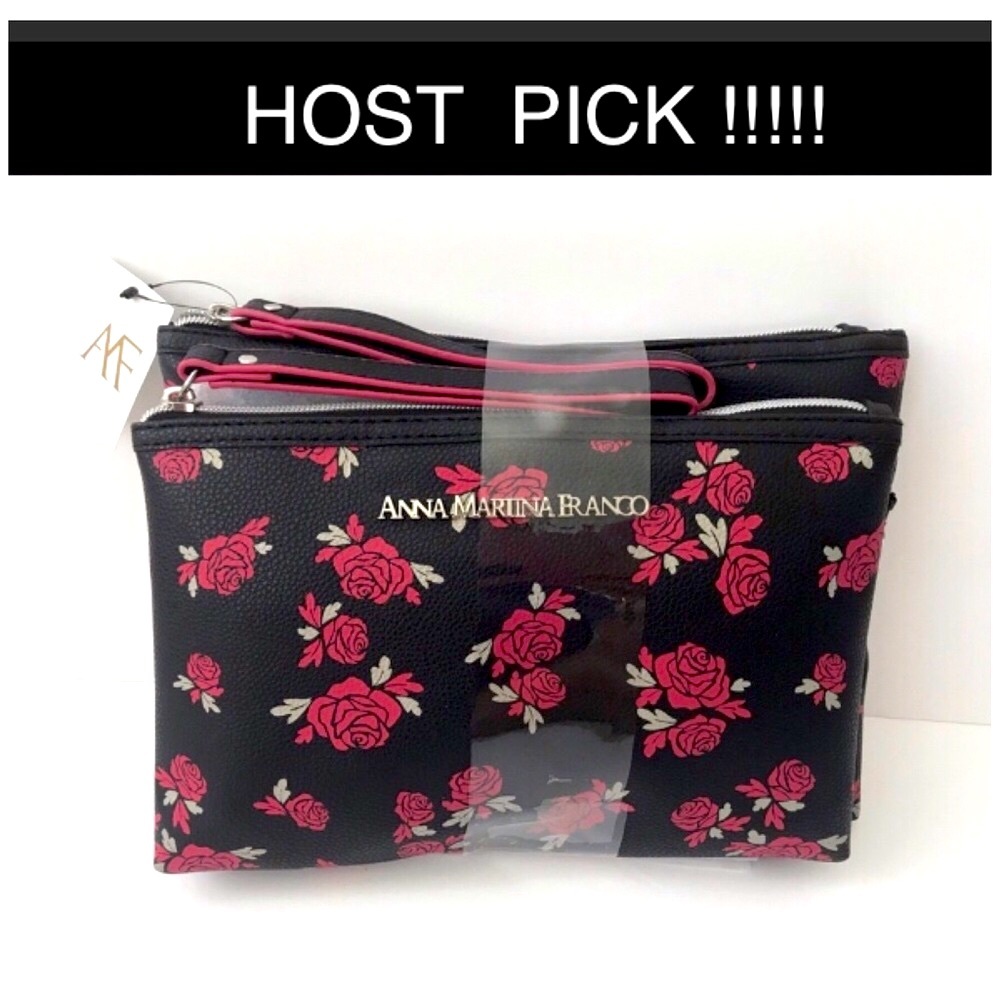 🎉HP🎉🆕🌹NWT 2pc Cosmetic Case Set